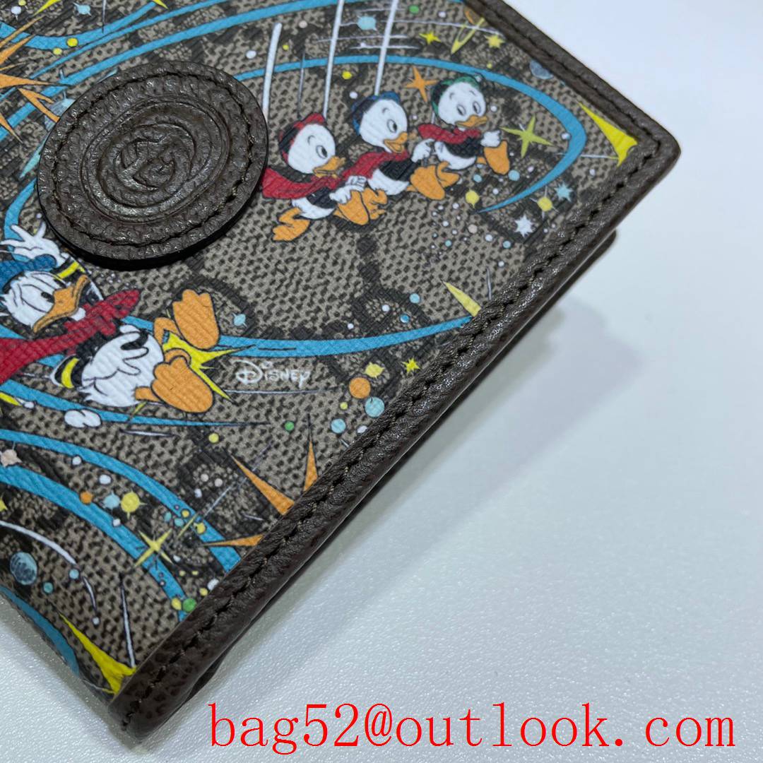 Gucci men Disney Donald mini Card Holder Wallet Purse 