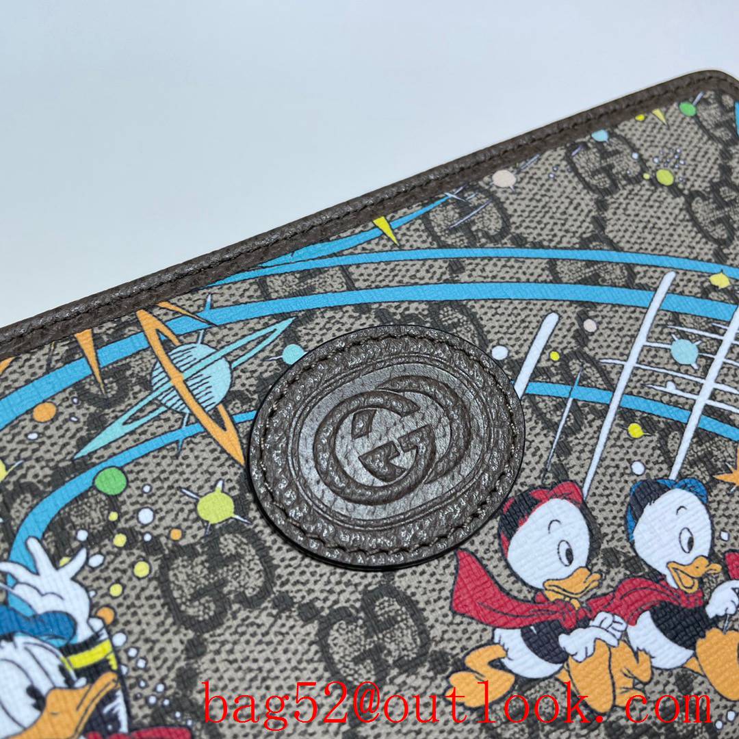 Gucci Long Disney Donald zipper Wallet Purse