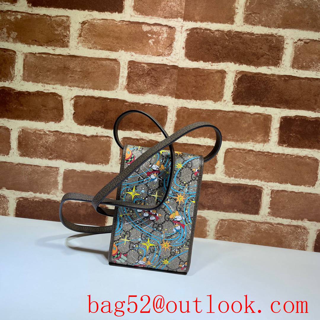 Gucci Disney Donald Mini small Shoulder phone Bag 