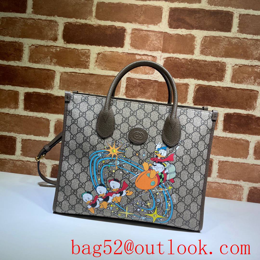 Gucci Disney Donald large Duck Tote shoulder Bag