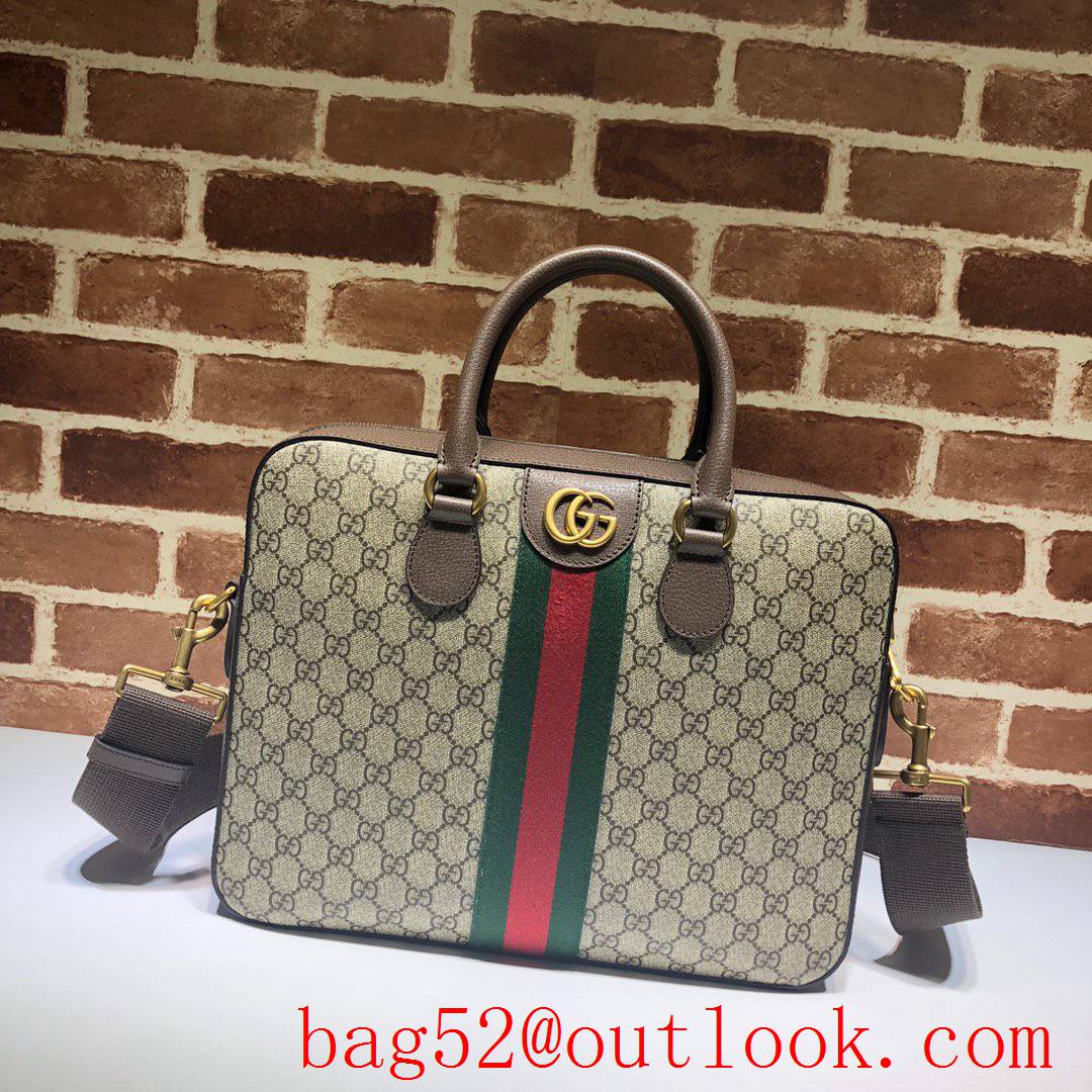 Gucci Ophidia GG Men Business shoulder tote Bag Briefcase Handbag