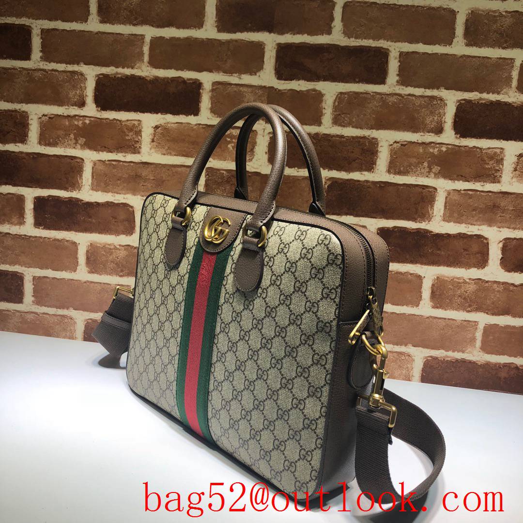 Gucci Ophidia GG Men Business shoulder tote Bag Briefcase Handbag 