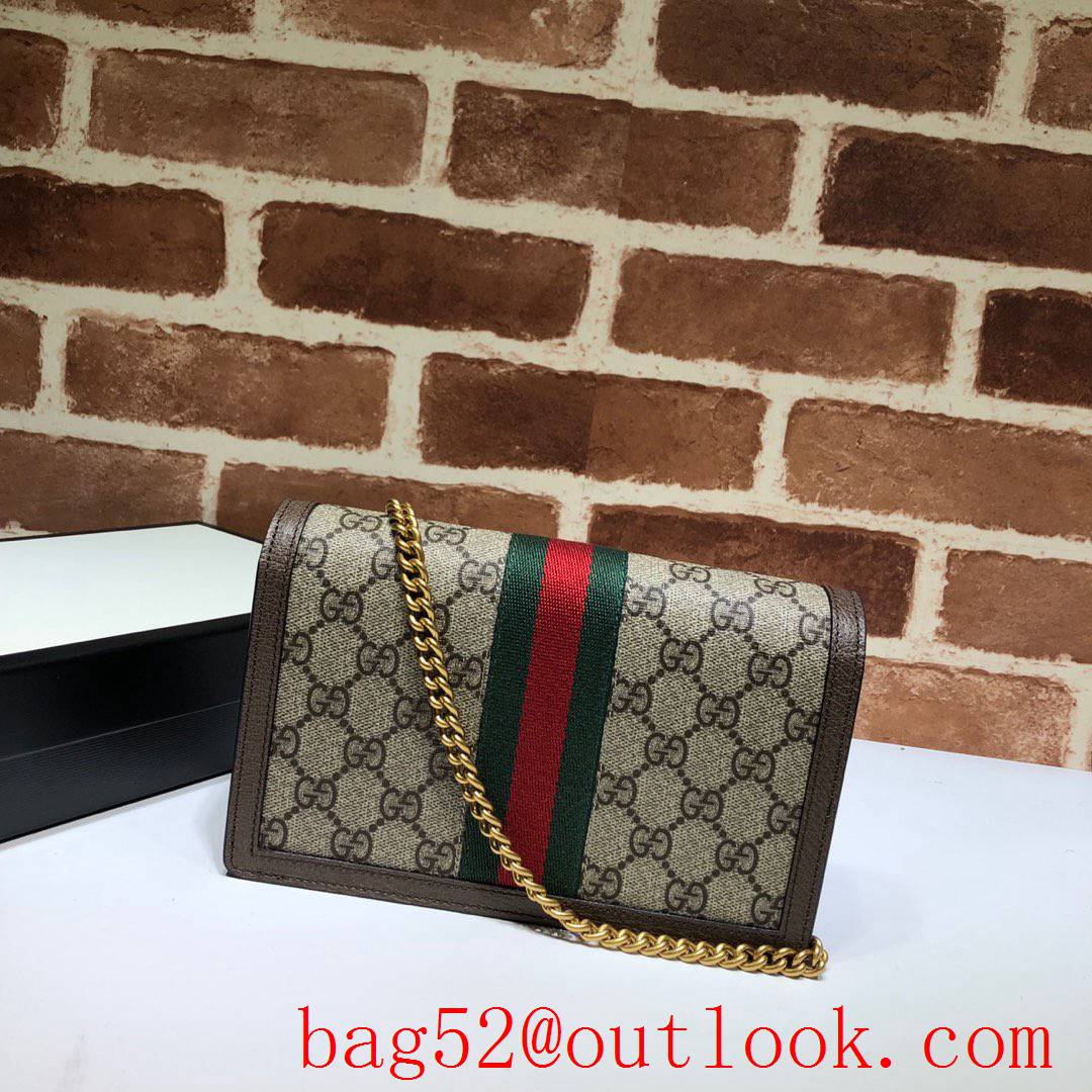 Gucci brown Queen Margaret chain GG Mini Shoulder Bag