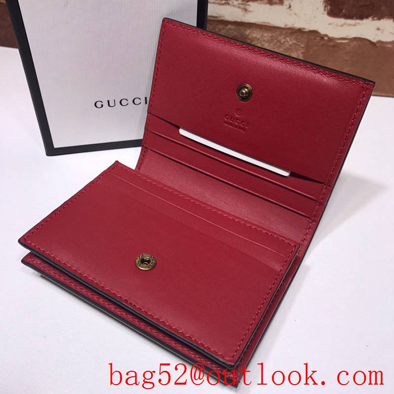 Gucci GG Supreme Short Cherry Wallet Purse