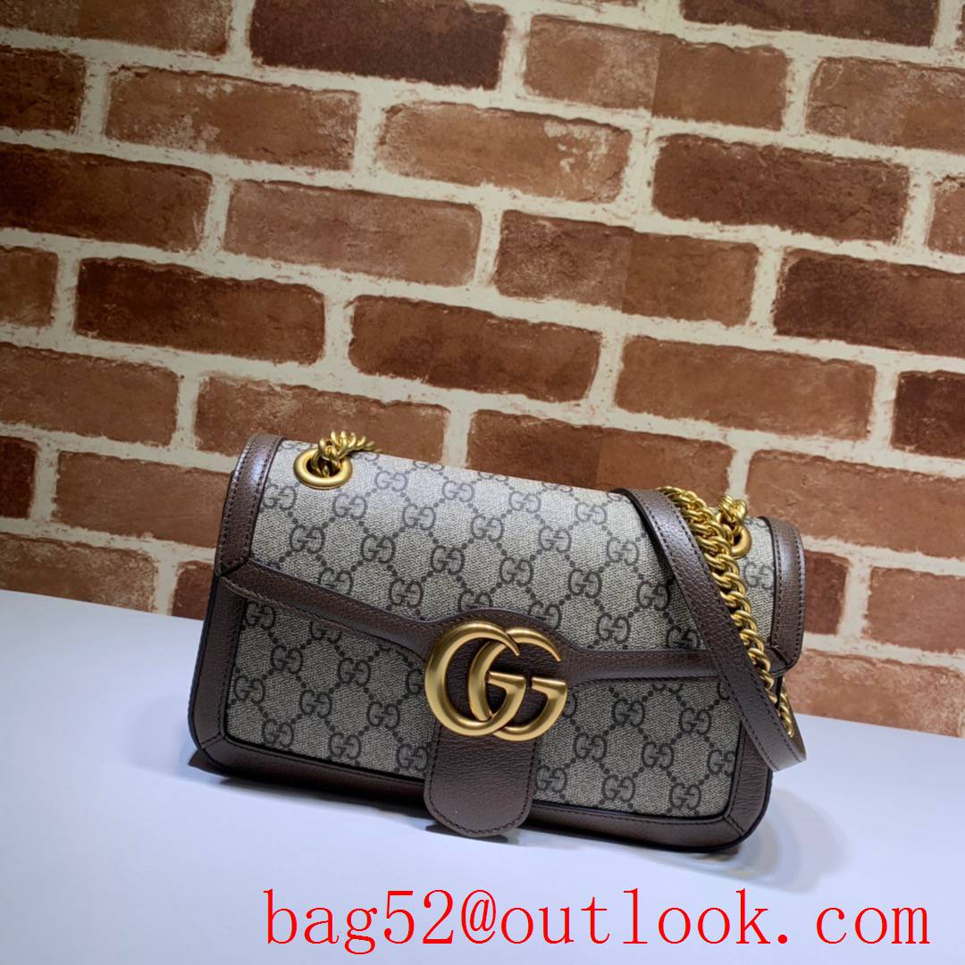 Gucci GG Marmont brown chain Shoulder Bag