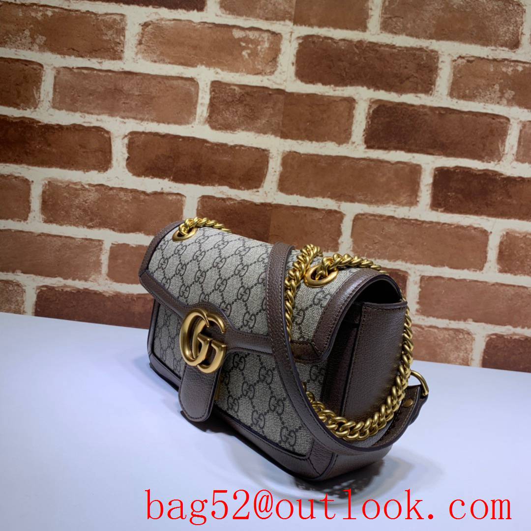 Gucci GG Marmont brown chain Shoulder Bag