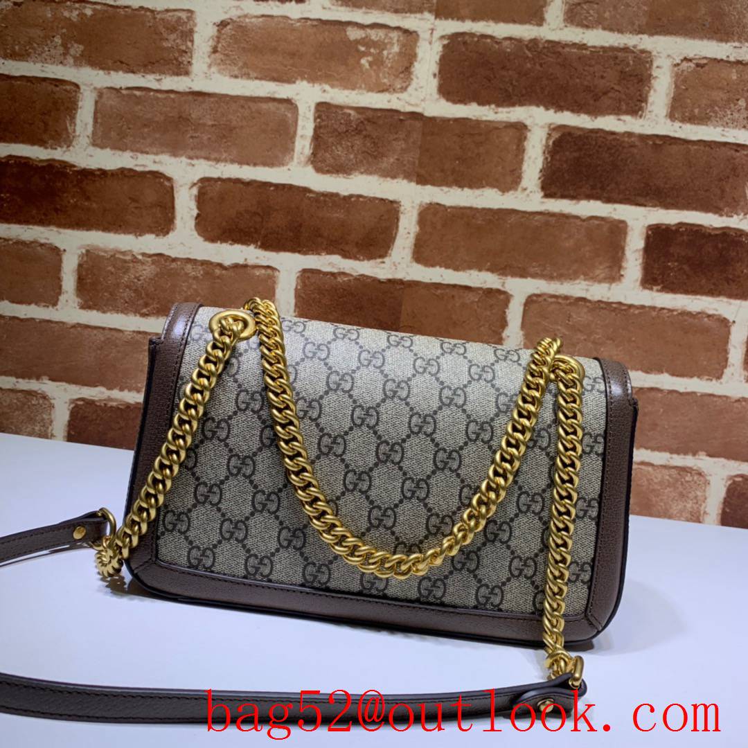 Gucci GG Marmont brown chain Shoulder Bag