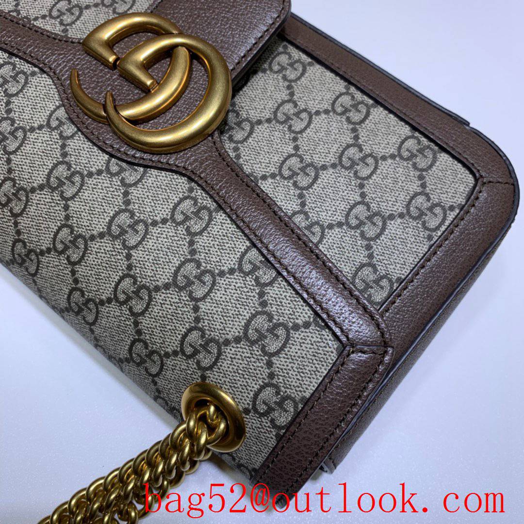 Gucci GG Marmont brown chain Shoulder Bag