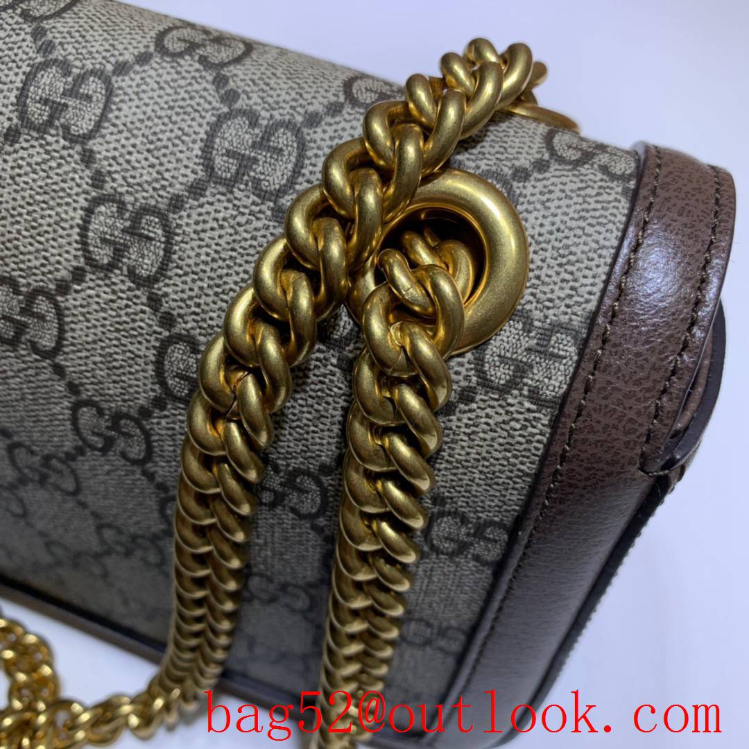 Gucci GG Marmont brown chain Shoulder Bag