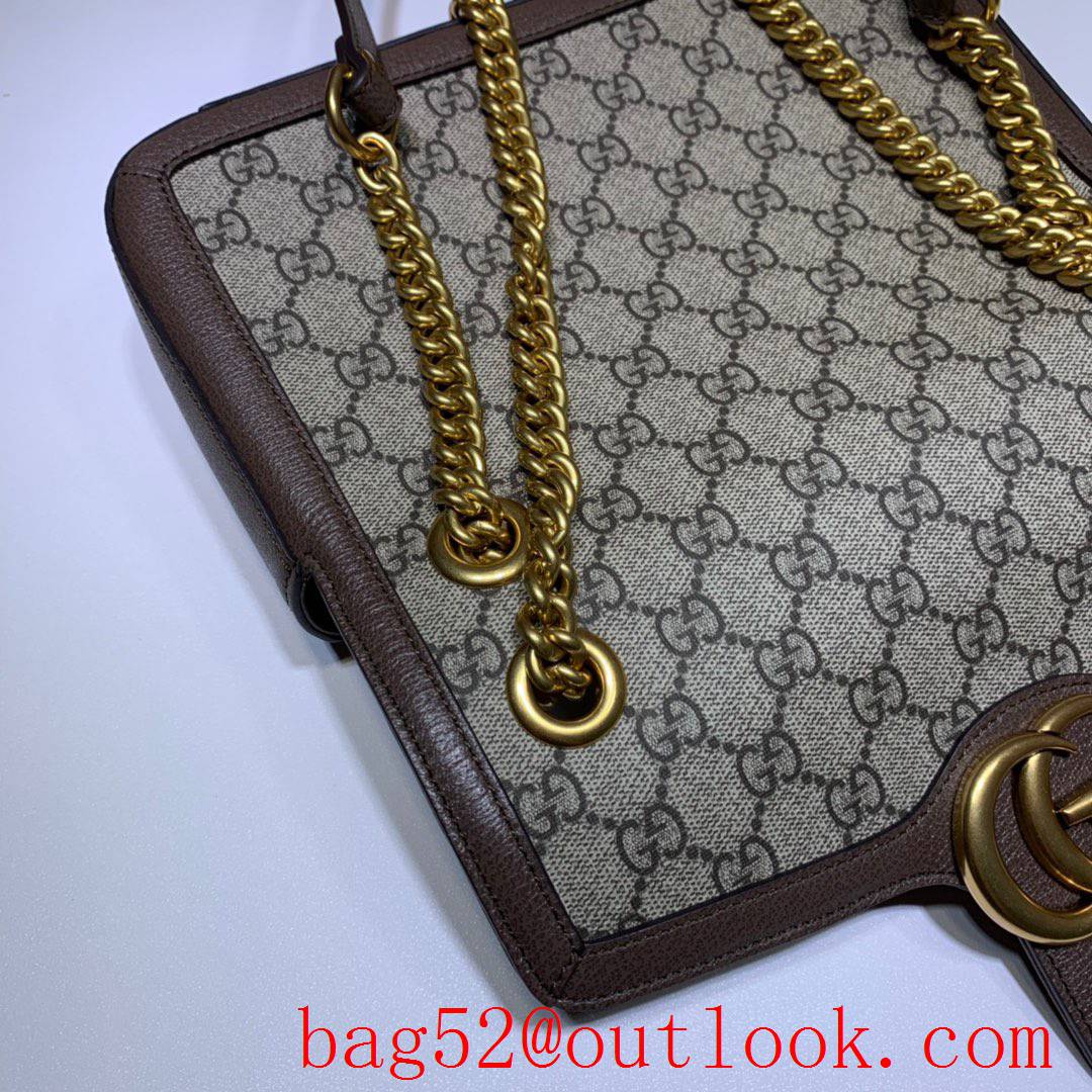 Gucci GG Marmont brown chain Shoulder Bag