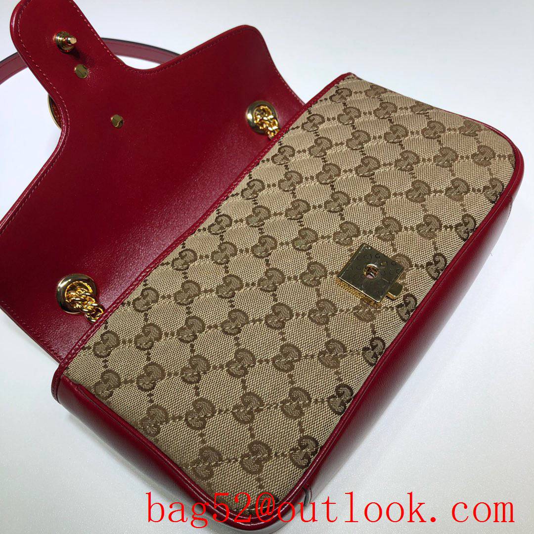 Gucci GG Marmont wine chain Shoulder Bag