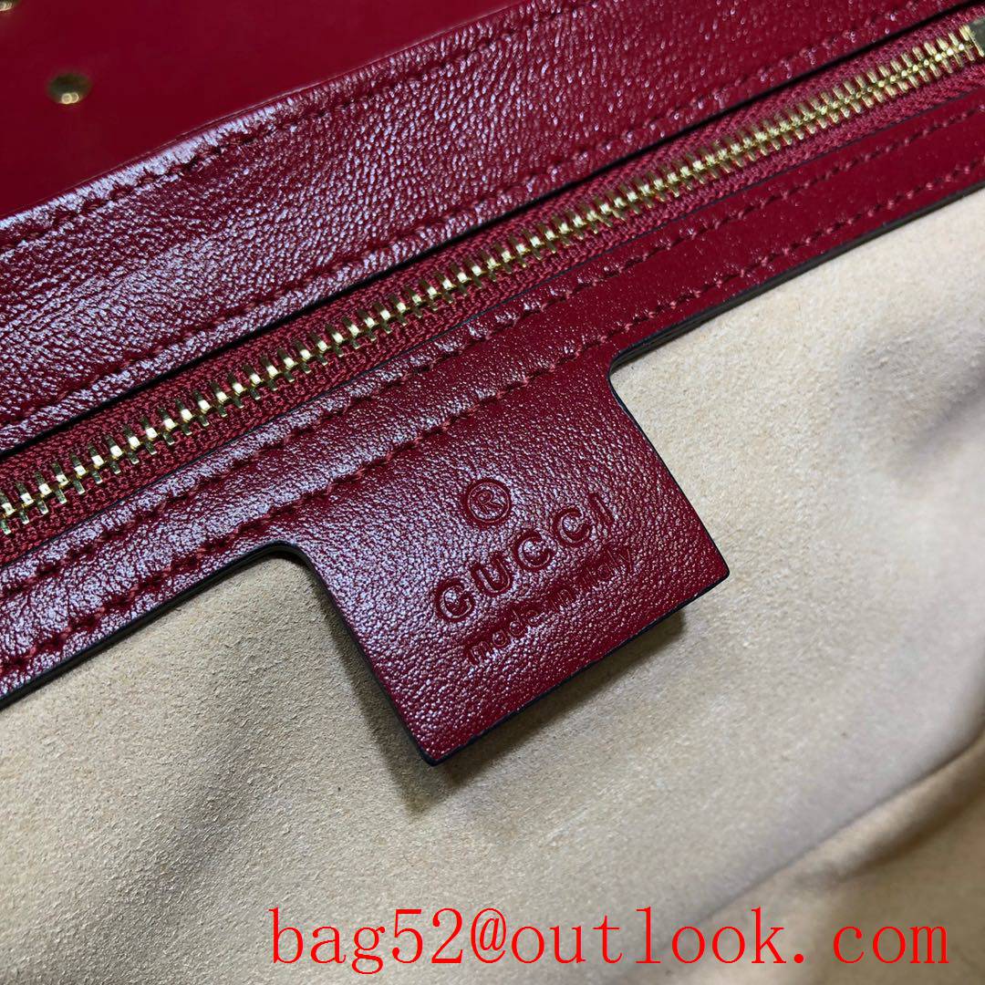 Gucci GG Marmont wine chain Shoulder Bag