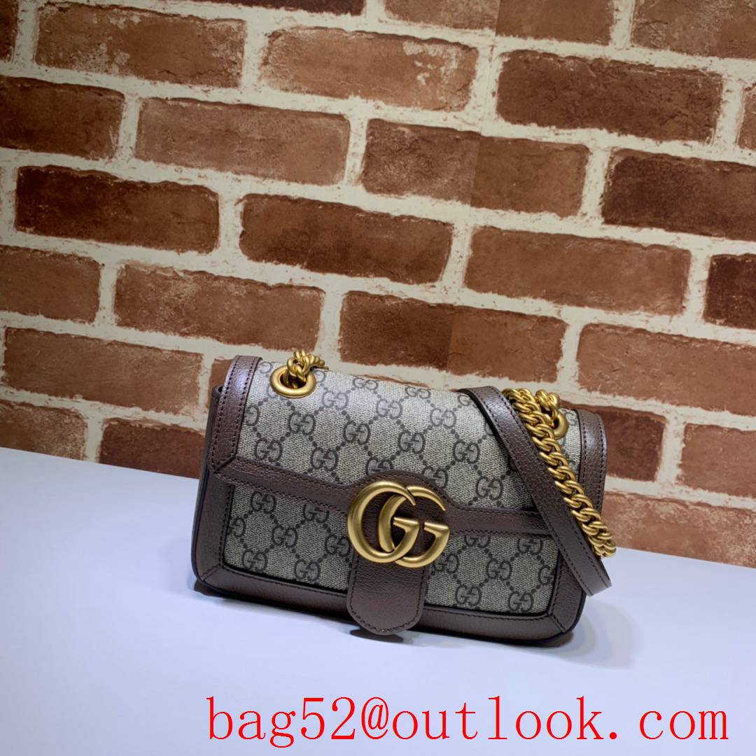 Gucci GG Marmont Mini chain coffee Shoulder Bag