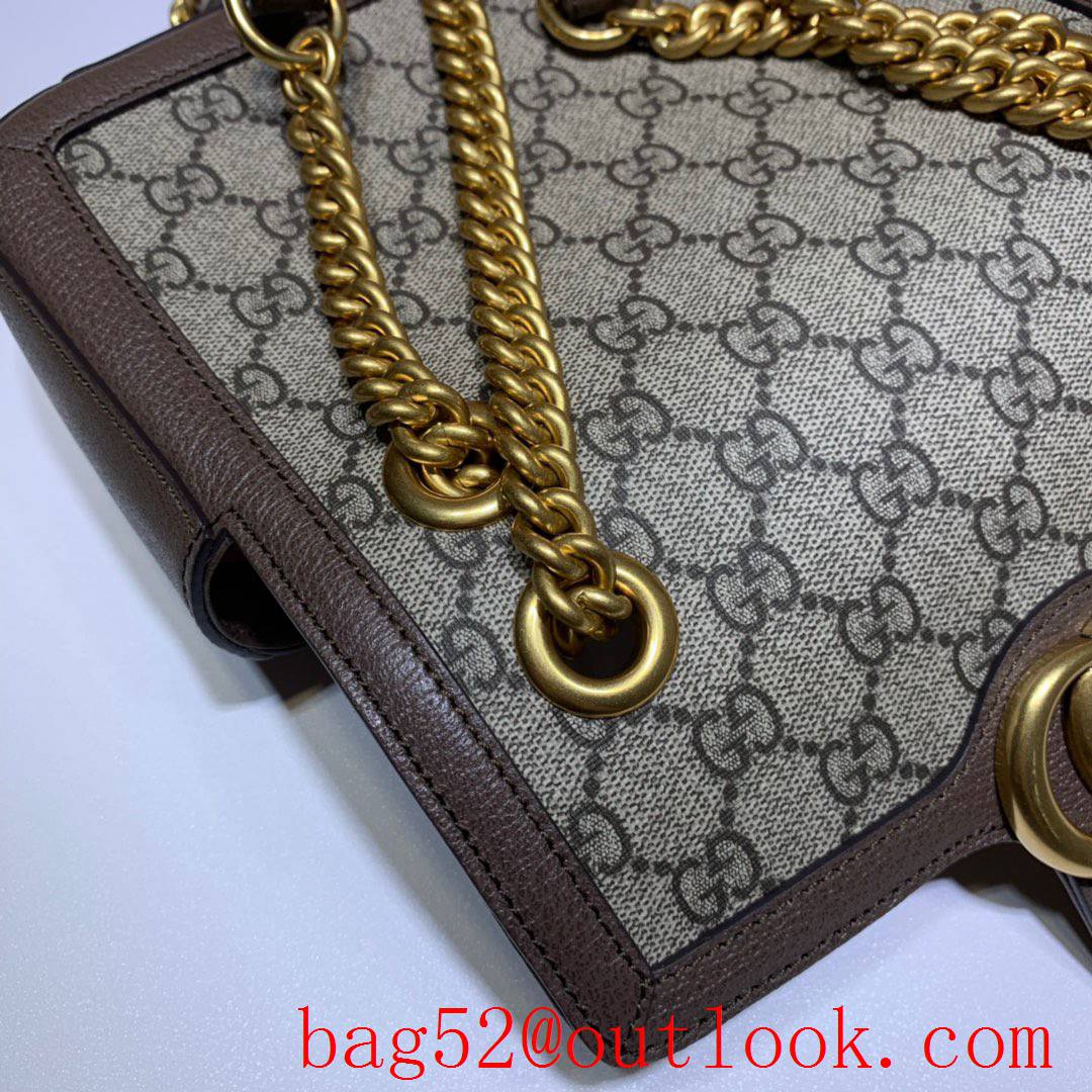Gucci GG Marmont Mini chain coffee Shoulder Bag