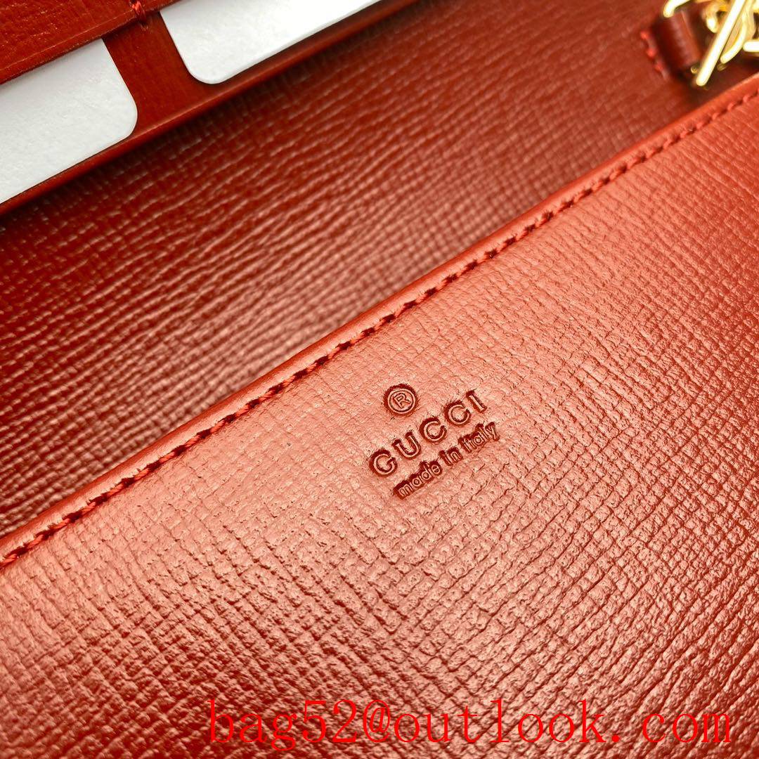 Gucci Horsebit 1955 woc red chain Wallet Purse