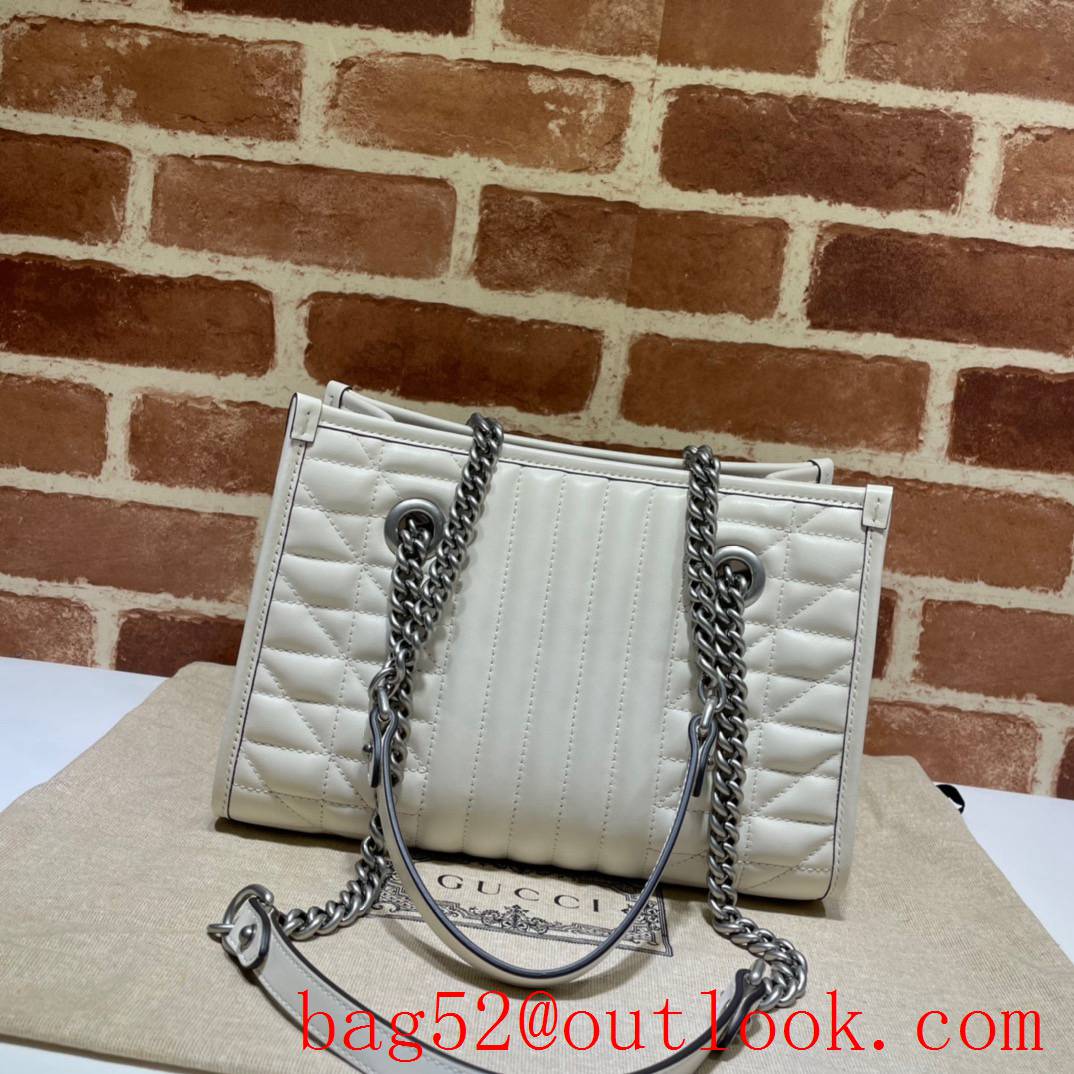 Gucci GG Marmont cream Small Real Leather shoulder Bag purse