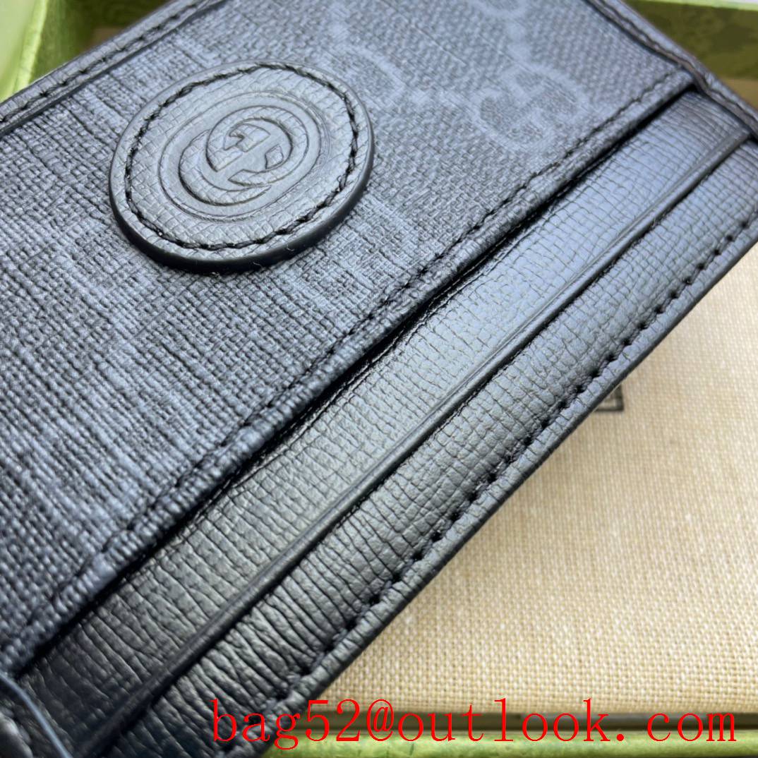 Gucci GG Men small Card Holder Purse Wallet