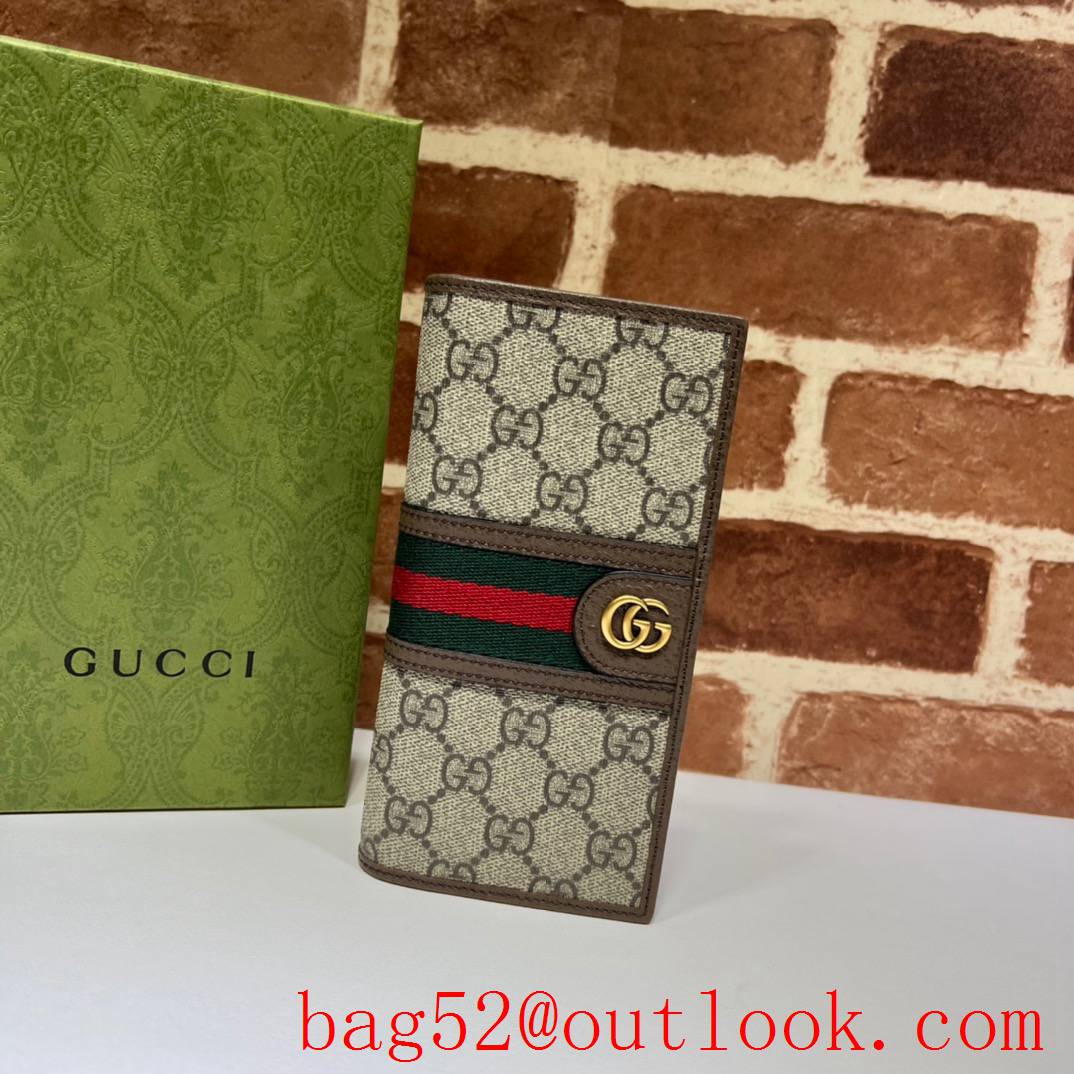 Gucci Ophidia men GG Card Holder Long Wallet Purse
