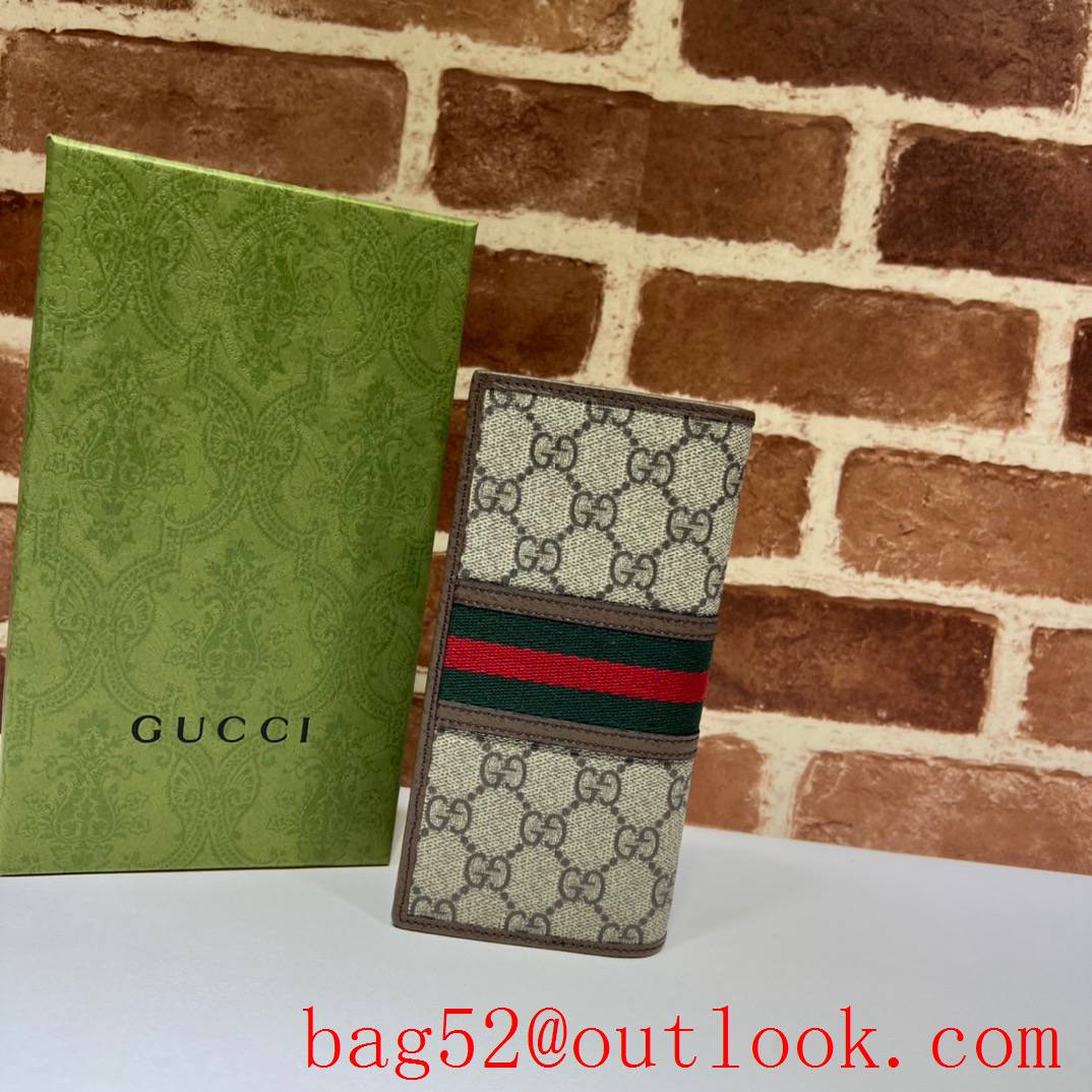 Gucci Ophidia men GG Card Holder Long Wallet Purse