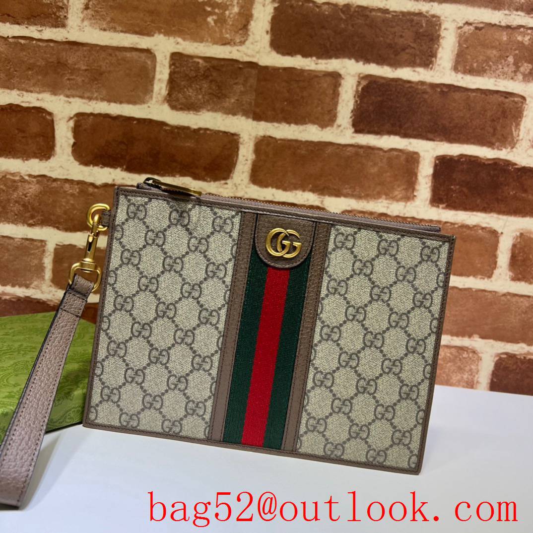 Gucci Ophidia men GG Clutch zipper handbag Purse Bag