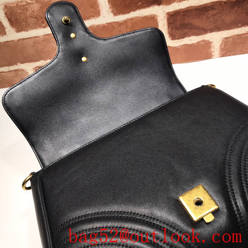Gucci GG Marmont Small black Top Handle shoulder tote Bag