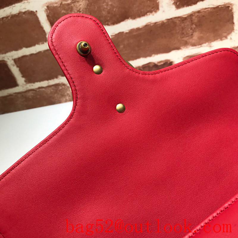 Gucci GG Marmont Small red Top Handle shoulder tote Bag