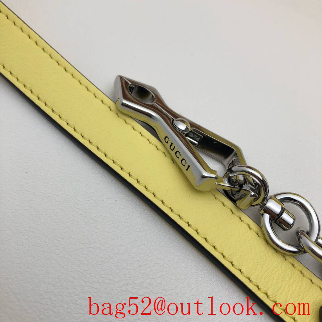 Gucci GG Marmont Small yellow Top Handle shoulder tote Bag