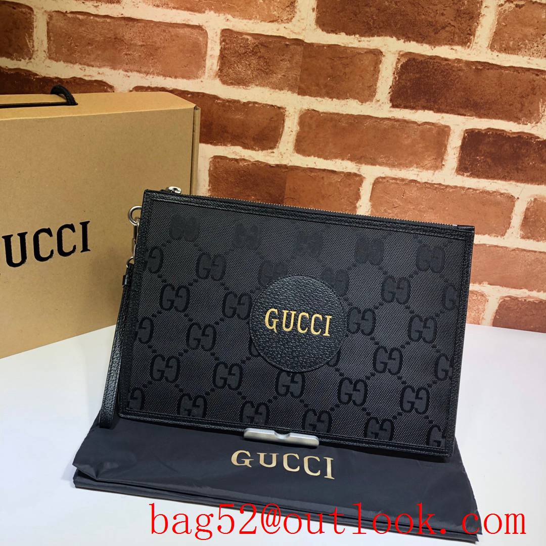 Gucci men Off the Grid black Clutch Purse Bag