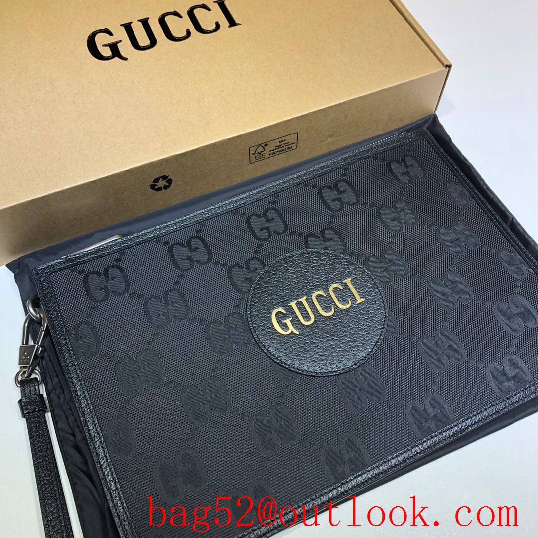 Gucci men Off the Grid black Clutch Purse Bag