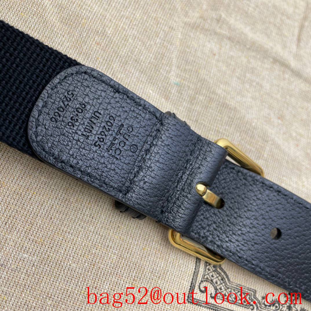 Gucci 100 men calfskin yellow Print Belt Bag Purse