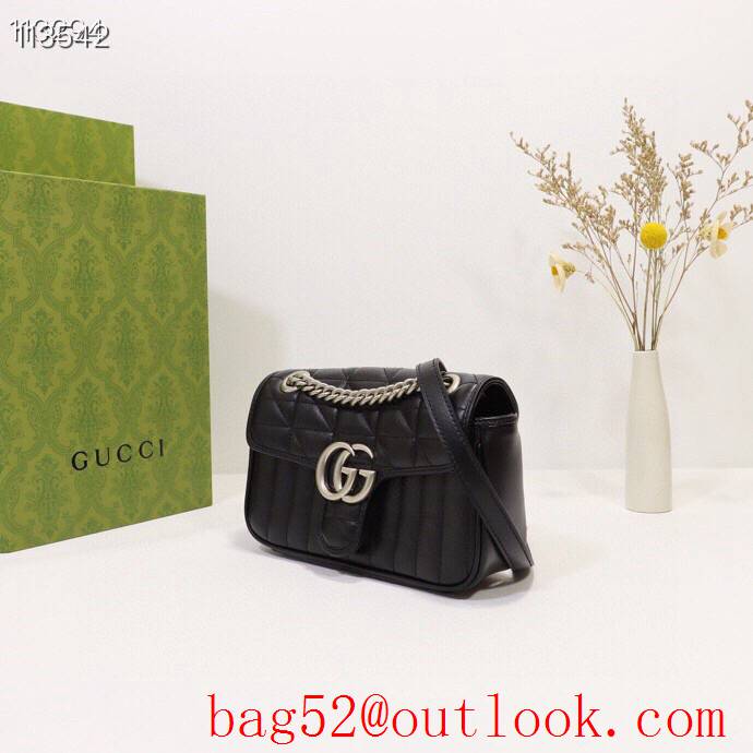 Gucci GG Marmont black calfskin Mini Shoulder Bag