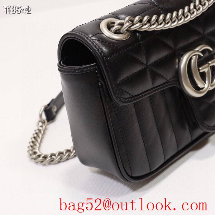 Gucci GG Marmont black calfskin Mini Shoulder Bag