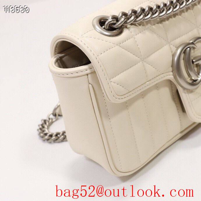 Gucci GG Marmont cream calfskin Mini Shoulder Bag