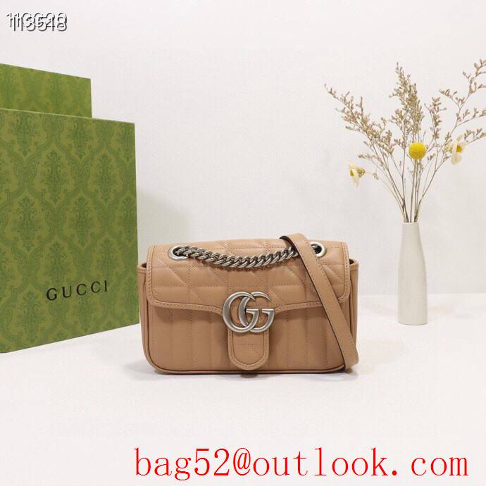 Gucci GG Marmont Apricot calfskin Mini Shoulder Bag