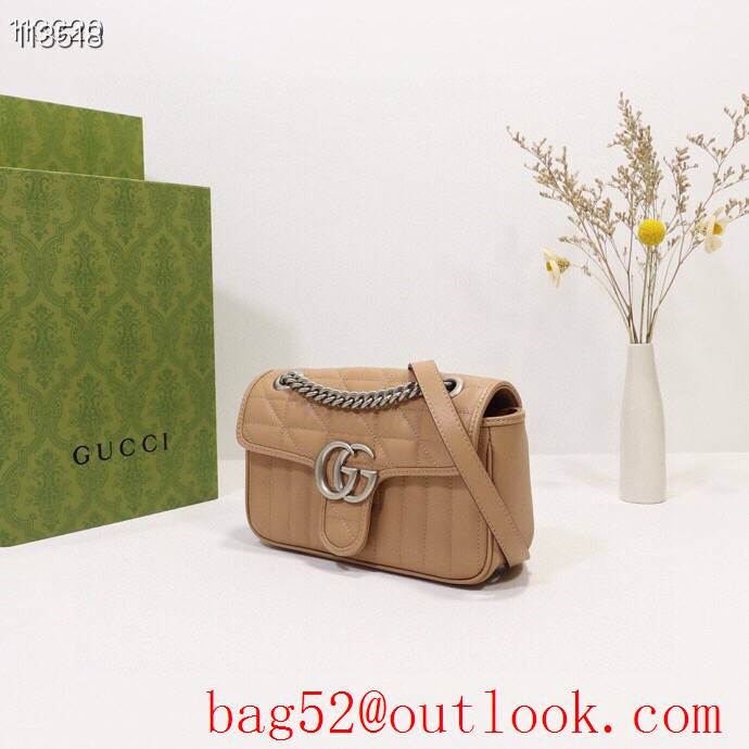 Gucci GG Marmont Apricot calfskin Mini Shoulder Bag