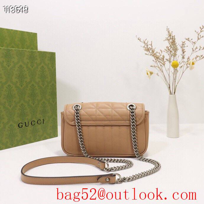 Gucci GG Marmont Apricot calfskin Mini Shoulder Bag