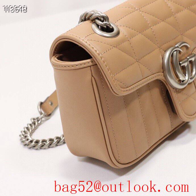 Gucci GG Marmont Apricot calfskin Mini Shoulder Bag