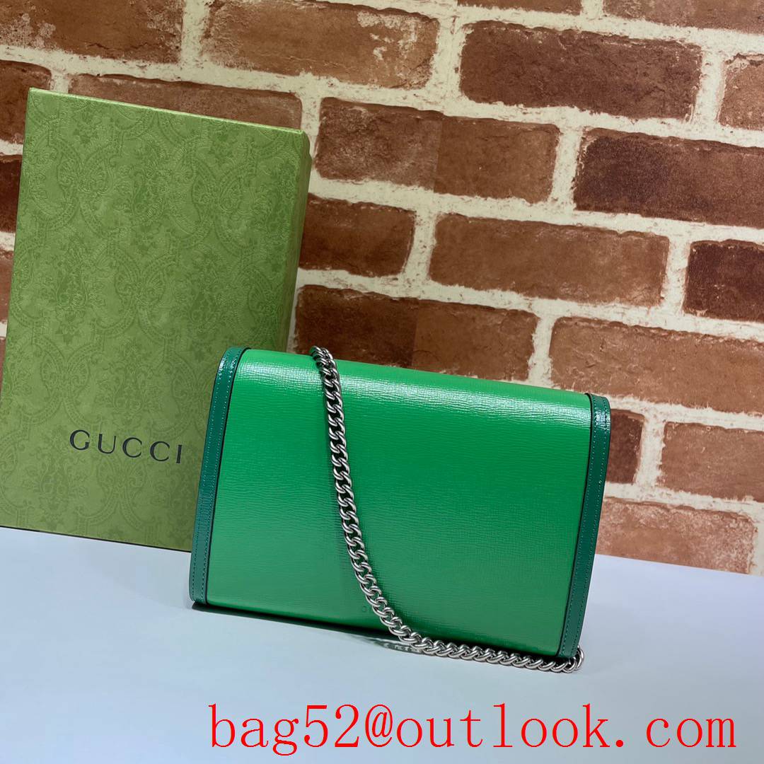 Gucci Dionysus Mini woc green Leather chain Shoulder Bag