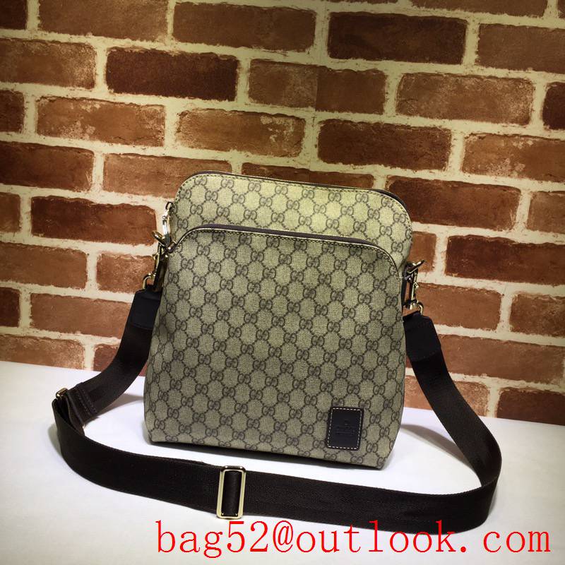 Gucci Men GG Supreme Canvas Shoulder messenger Bag