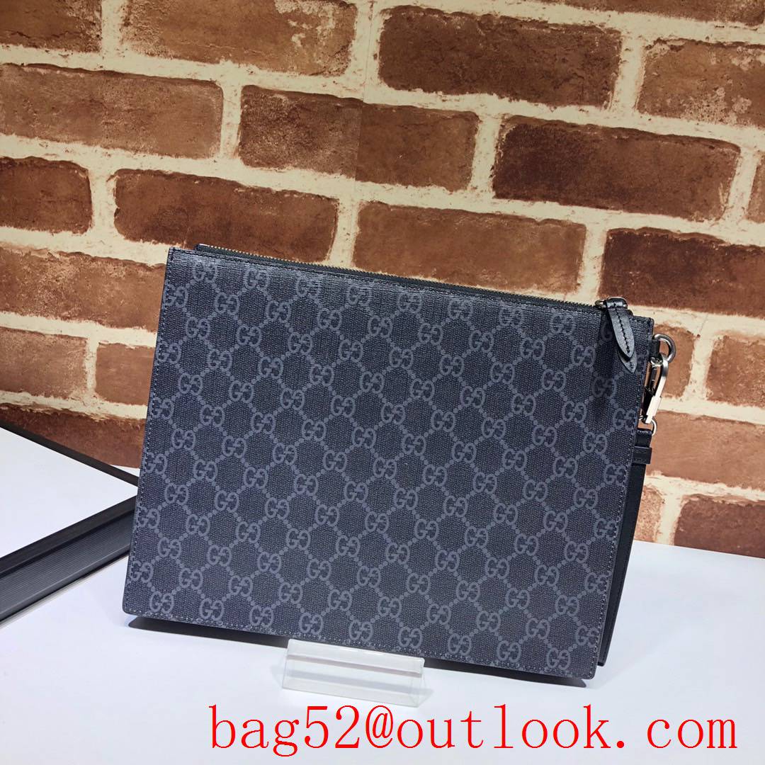 Gucci Men PVC Clutch Purse v Wolf Bag