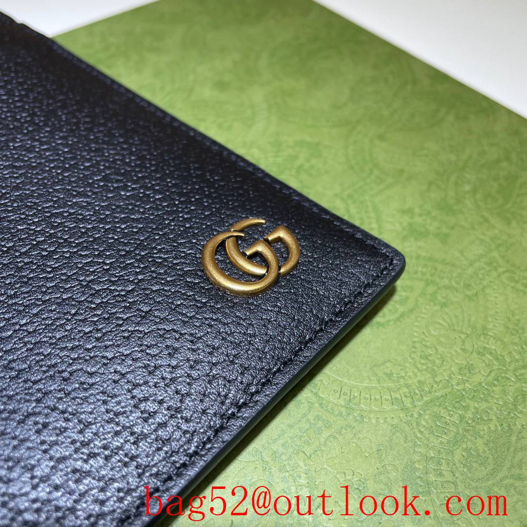 Gucci GG Marmont black calfskin small Clutch purse Bag