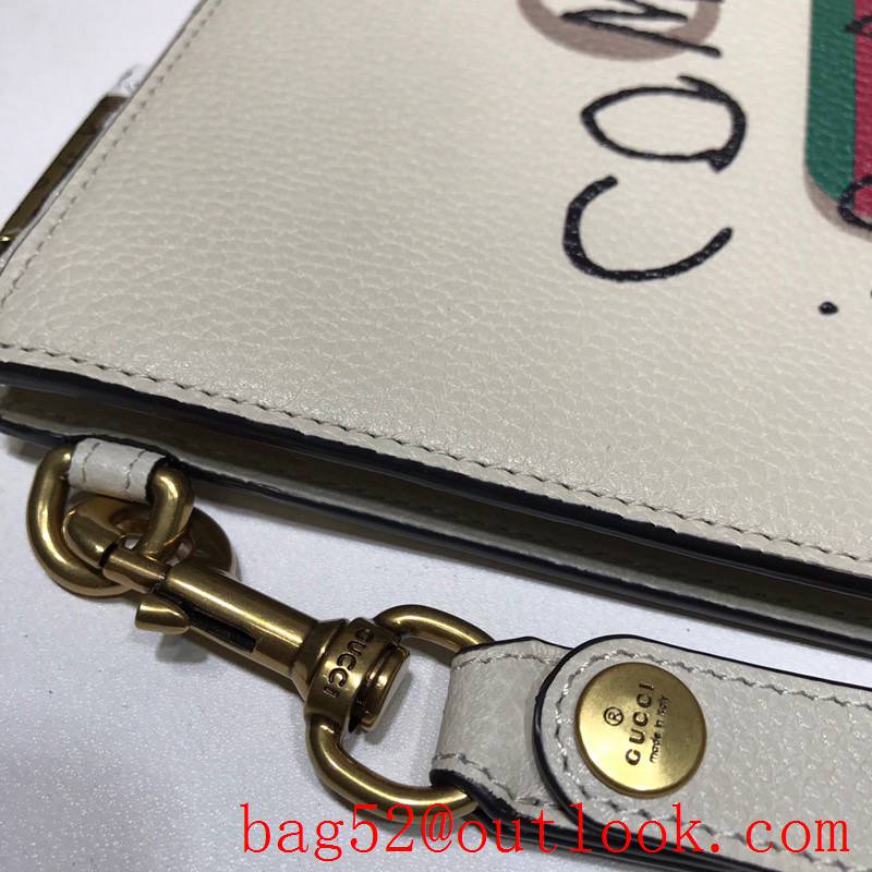 Gucci cream real leather Coco Captain Purse Clutch Bag