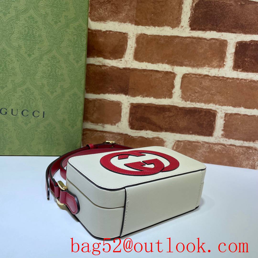 Gucci GG Marmont cream zipper Mini Camera Bag