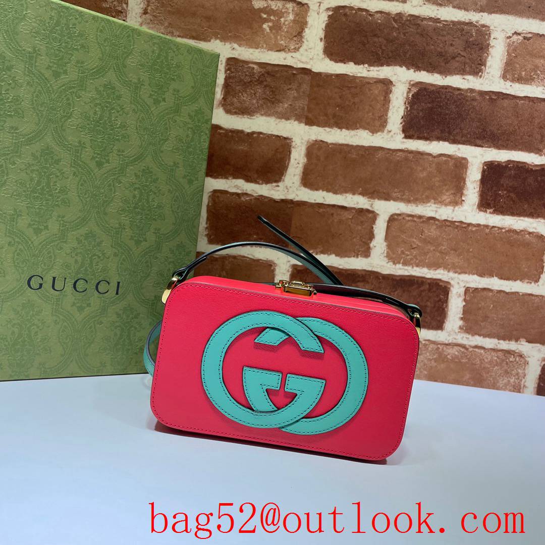 Gucci GG Marmont red zipper Mini Camera Bag