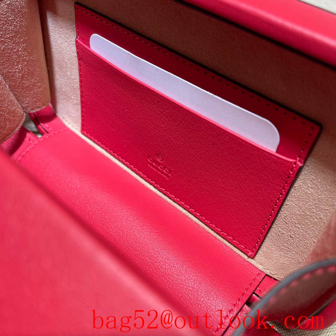 Gucci GG Marmont red zipper Mini Camera Bag