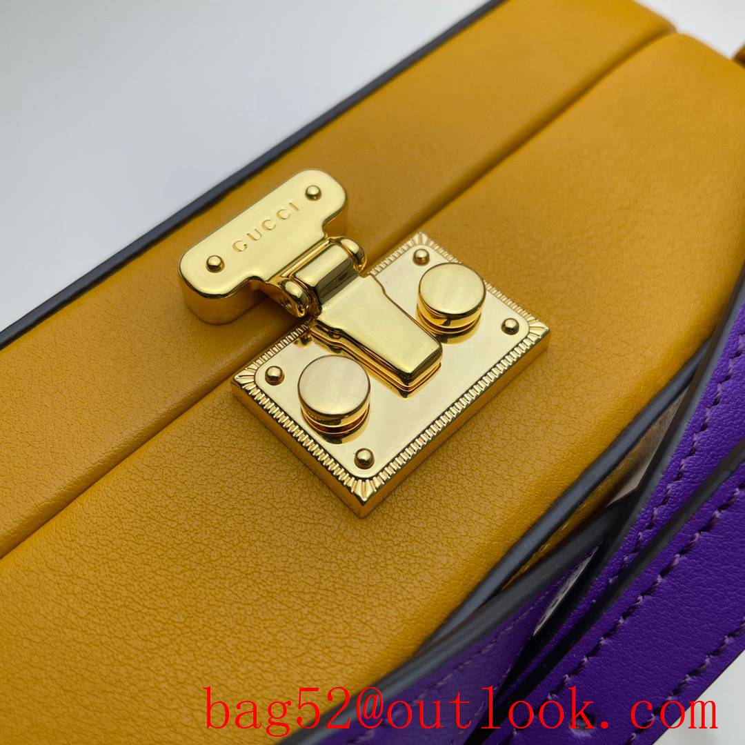 Gucci GG Marmont yellow zipper Mini Camera Bag