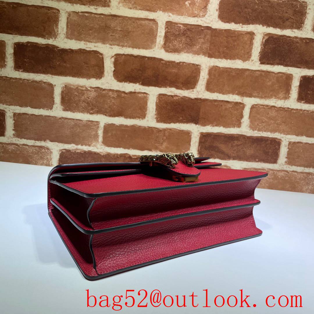 Gucci Dionysus Medium red calfskin chain Shoulder purse Bag