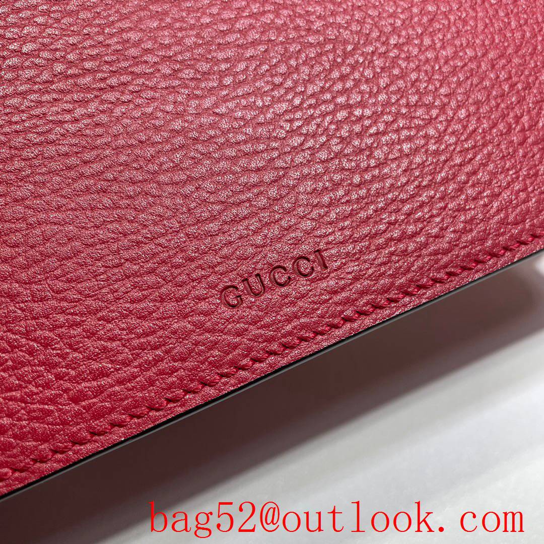 Gucci Dionysus Medium red calfskin chain Shoulder purse Bag