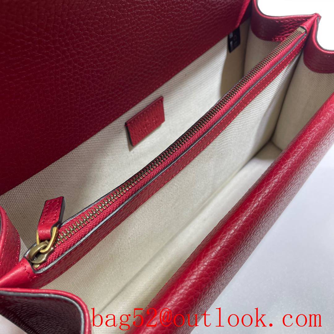 Gucci Dionysus Medium red calfskin chain Shoulder purse Bag