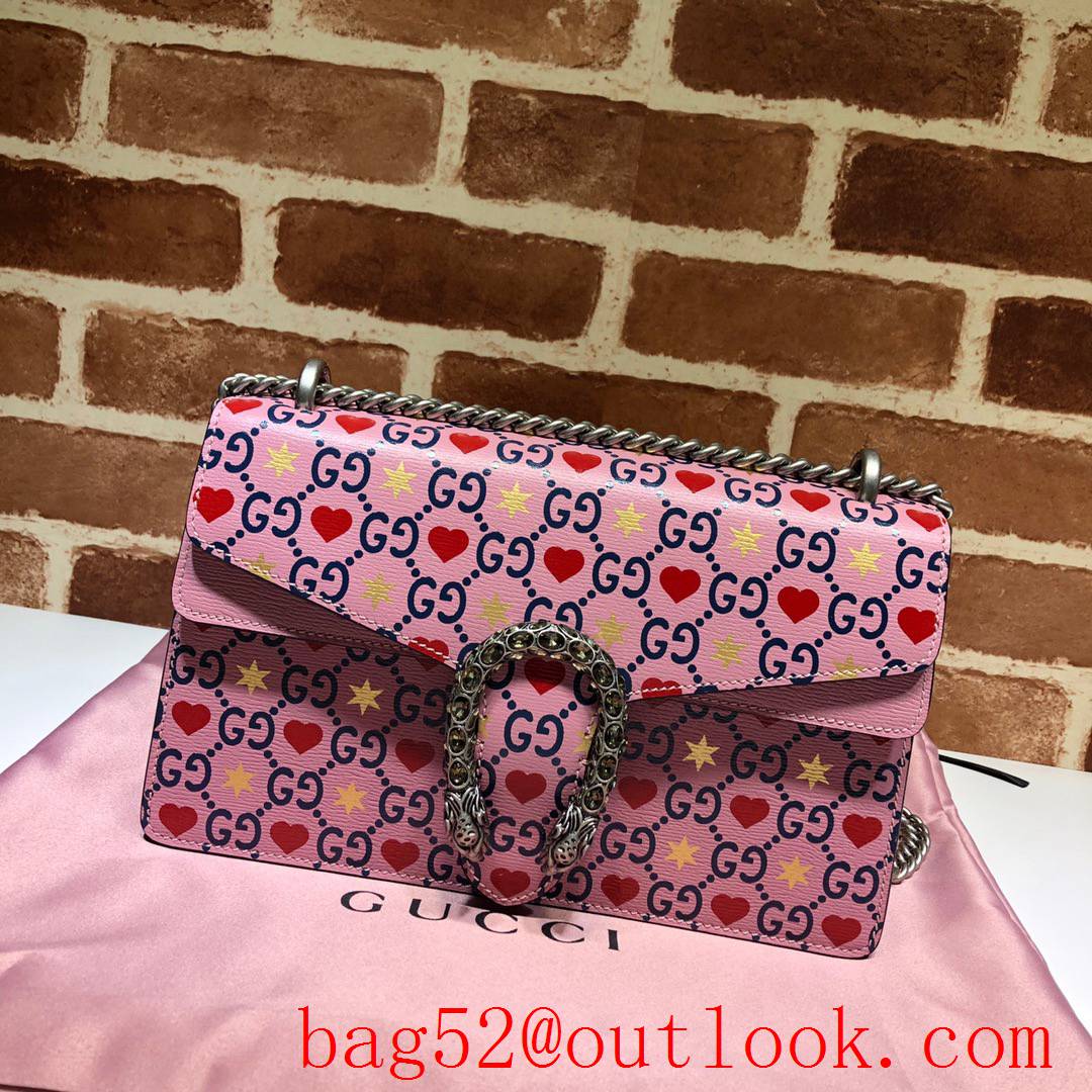 Gucci Dionysus Medium pink lovely calfskin chain Shoulder purse Bag